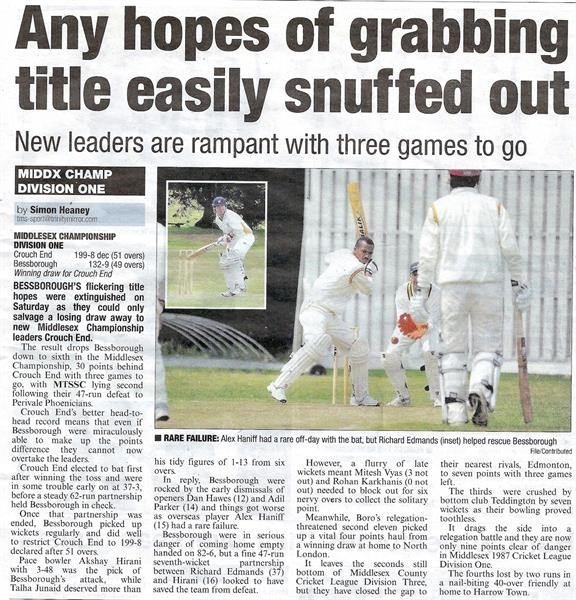 Any hopes of grabbing title easily snuffed out